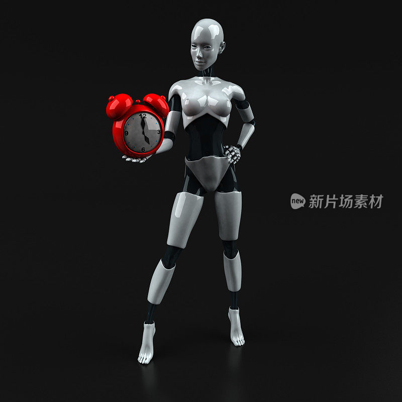 机器人- 3D插图